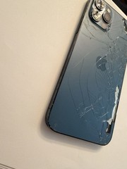Apple iPhone 12 Pro Max – 128 GB – Pacific Blue (AT&T) A2342]- for parts – read