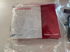 Verizon Samsung Gusto Cell Flip Phone Unlimited Prepaid No Contract Open Box 3G