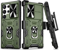 Samsung Galaxy S23 Ultra Case Military Grade Protection Cover Belt Clip Armor