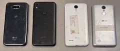 As-is Defective Lot Moto E6 XT2500-1 LG Tracfone LM-X220PM LGMS210