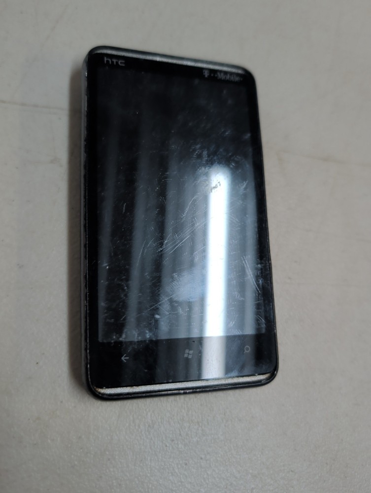 HTC HD7 – 16GB – Black (T-Mobile) Vintage Windows Phone 7 Smartphone Parts Only