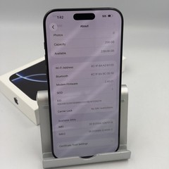 Apple iPhone 16 Pro Max 256GB Black Titanium Unlocked Excellent 91% Batt – W3G5