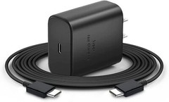 45W Super Fast Wall Charger Adapter Type USB-C Cable For Samsung Galaxy S23 S22