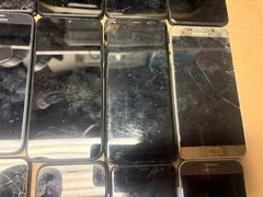 Lot Of 22 Smartphones Unknown Carriers Various Brands Samsung Apple IPhone AS IS