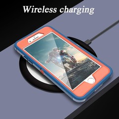 For iPhone 8 Plus/7 Plus Case Built-in Screen Protector Three Layer Heavy Duty