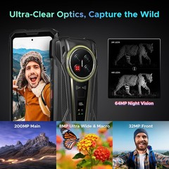 2026 DOOGEE VMAX2 5G Unlocked Rugged Smartphone Android 16 48GB+512GB 22000mAh