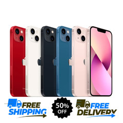 Apple iPhone 13 128GB/256GB/512GB Factory Unlocked – Black, Blue, Pink