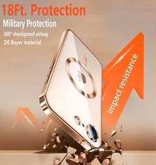 Magnetic for iPhone 17e/16e Case with Privacy Screen Protector & Full Camera Cov