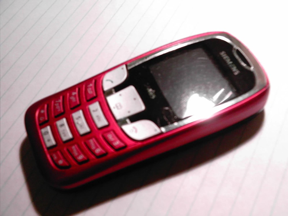 RED SIEMENS A65 GSM 2G ONLY BAR MOBILE CELLULAR WIRELESS POCKET RARE CELL PHONE