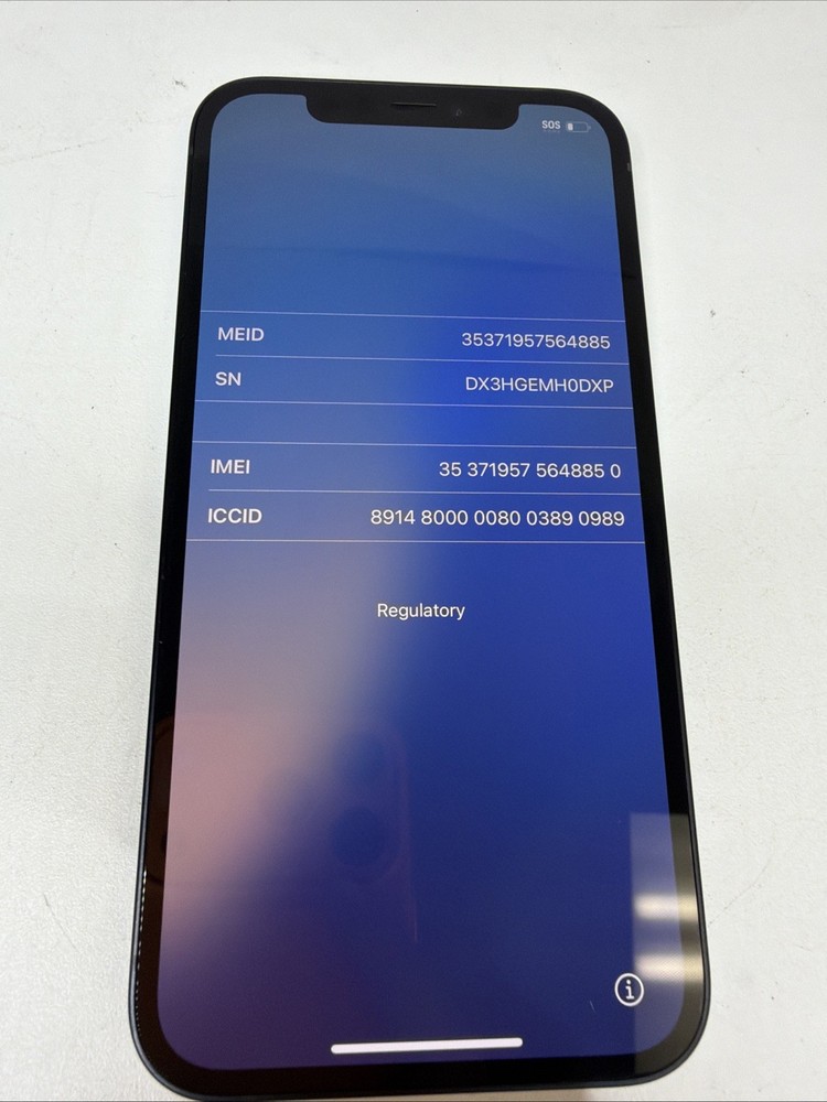 Apple iPhone 12 Black 64GB For Parts Only