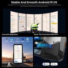 FOSSiBOT F107 PRO 5G Rugged Phone Android 15 Starlight Night Vision 28000mAh NFC
