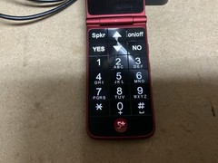 ALCATEL OneTouch Jitterbug 4043S Flip Phone RED – Seniors w/ Big Buttons NICE!!