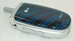 LG VX3300 Verizon Wireless Flip BLACK BLUE Faceplate Cell Phone 1xRTT Grade B