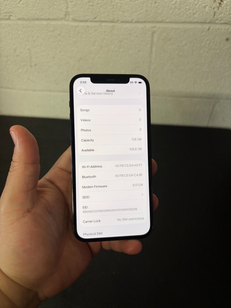 Apple iPhone 12 Pro – 128 GB – Pacific Blue (Unlocked)