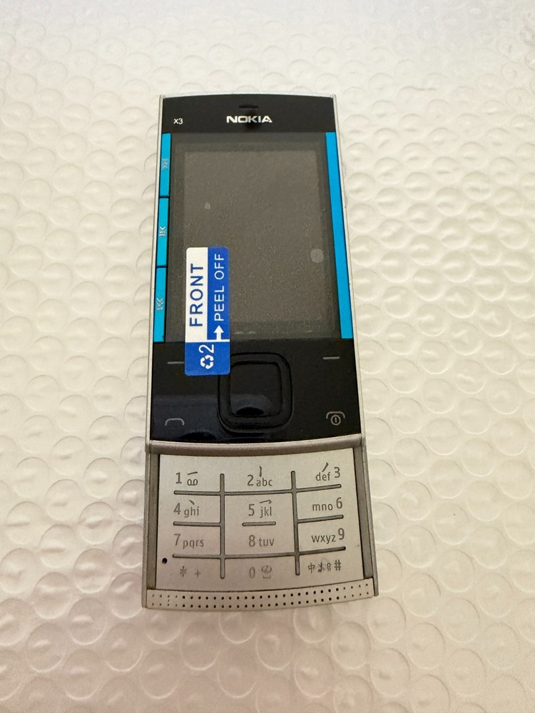 Original Nokia X3-00 Black on Red Unlocked X3-00 Slider GSM Cellphone