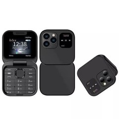 For i16Pro Mini Unlocked Flip Mobile Phone 2 SIM Card Small Display Foldable Hot
