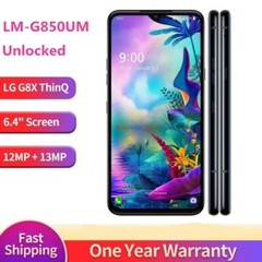 LG G8X ThinQ 128GB LM-G850UM LM-G850EMW Black 4G Unlocked Smartphone NEW SEALED