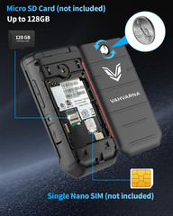 Rugged Flip Phone Unlocked, 4G LTE 2.8” Touchscreen Smart Cell Phone Android 11