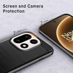 Designed for OnePlus 15 Case, Flexible TPU Shockproof Military Protection Bumper