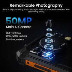 Unlock FOSSiBOT F110 PRO 5G Rugged Phone Android 15 Outdoor Bid Speaker 10000mAh