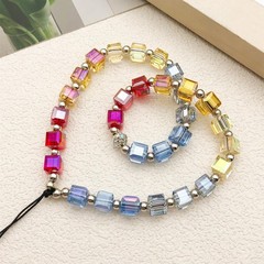 Beaded Camera Wrist Strap Cute Digital Camera Charm Lanyard Phone Chain Keychain
