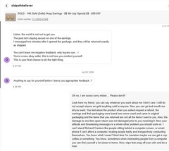 A personal write up about an eBay Purchase SCAMMER (User Name – oldpathbeliever)