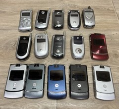 Lot of 15 Motorola Razr Various Cell Phones *Not Tested AS-IS **
