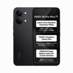 POCO X8 Pro Max (White, 256 GB 12GB RAM) 6.83″ Dimensity 9500s Global Version.