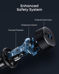 40W 2-Port USB C Car Charger, PowerIQ 3.0 Adapter for iPhone 17, Galaxy S