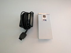 Docomo FOMA P704iu White Phone Mobile Retro Japanese Flip phone Garake Keitai