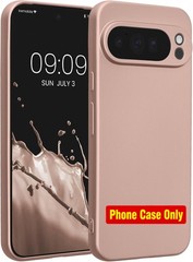 Soft TPU Back Cover for Google Pixel 10 Pro XL – Metallic Rose Gold Case – kwmob