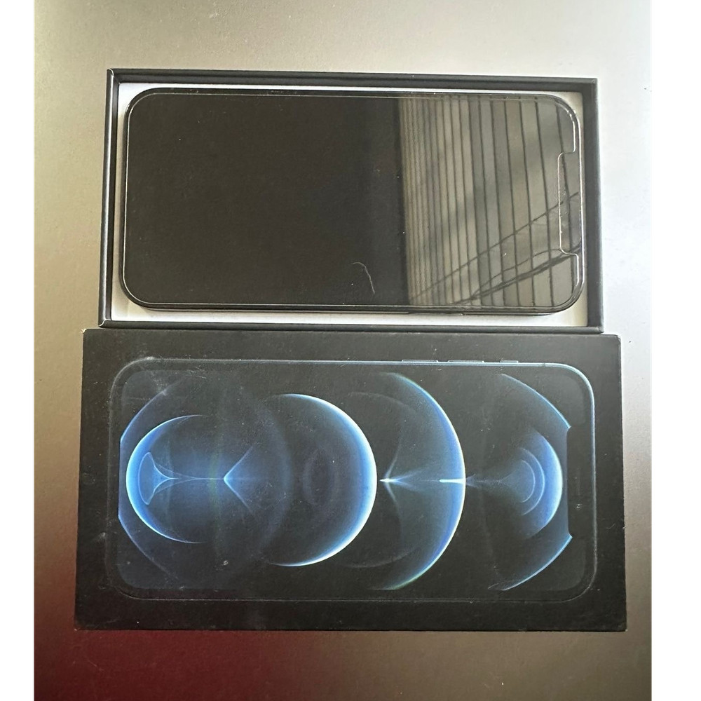 Apple iPhone 12 Pro Blue Wi-Fi Bluetooth Front Camera with Box & Accessories
