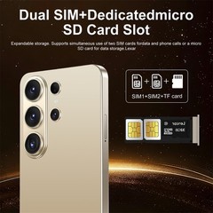 NEW S26 Ultra 5G Unlocked Cell Phone 64GB Smartphone Android 15 Dual SIM Mobile