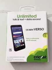 Cricket Wireless – Alcatel Verso – 16GB – Black – NIB