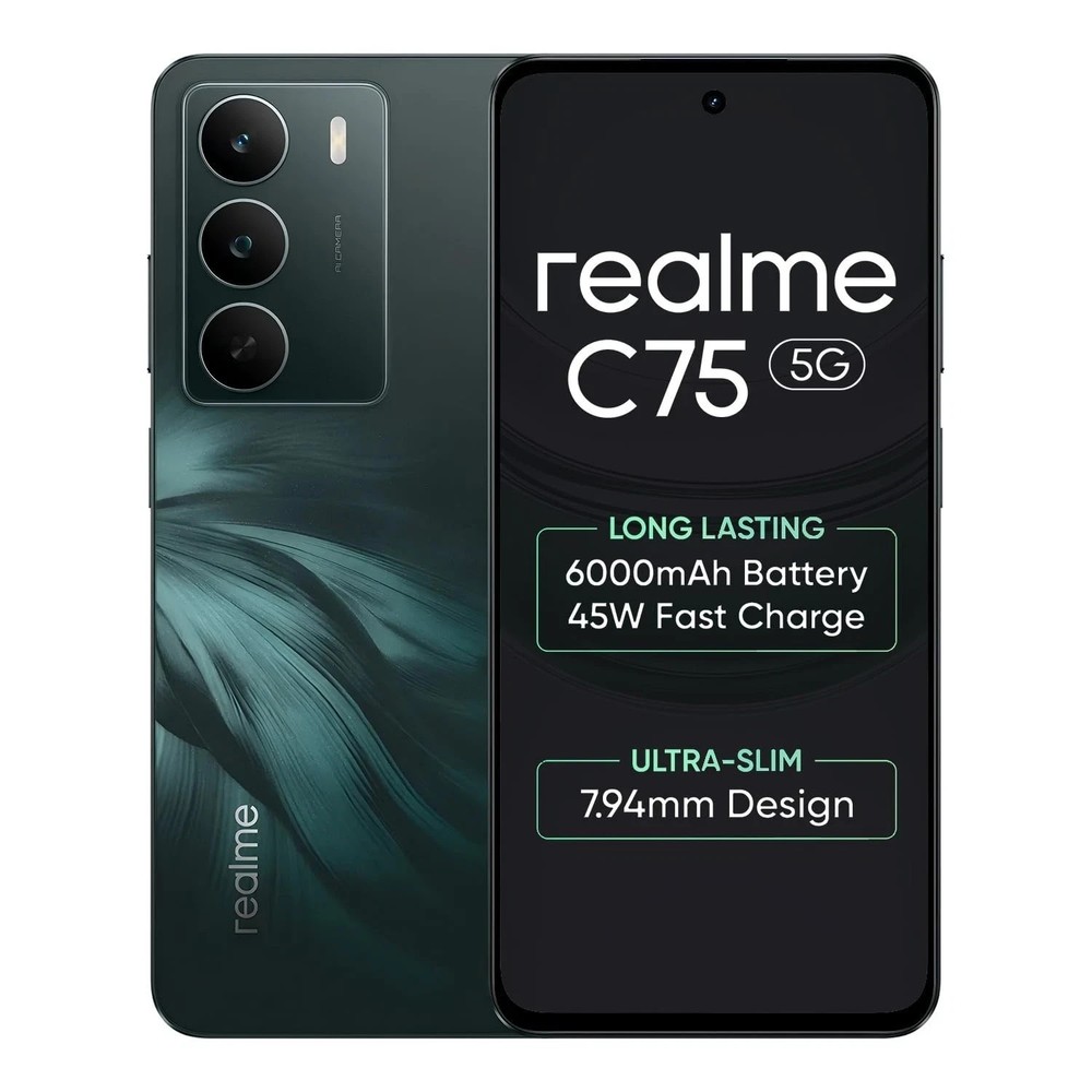 realme C75 5G-Factory Unlocked Dual SIM Smartphone-128GB 6GB RAM-NO USA TARIFFS