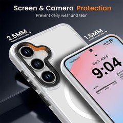 Ultra Slim Translucent Matte Phone Cover for Samsung Galaxy S25 FE with Screen P