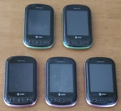 Lot 5 Pantech Pursuit 2 II P6010 *Rare Slider Phones *Network Unlocked READ!
