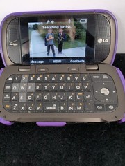 Purple Black LG Octane VN530 Dual Screen Flip Phone (Verizon)