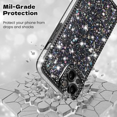 Glitter Crystal Diamond Rhinestones Sequin Shiny Bling Sparkly Glossy Case for i