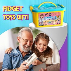 Kids Fidget Toy Pack Sensory Set, Ages 3-12, Fun Mystery Box for Boys & Girls