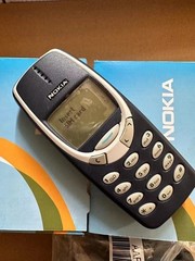 Nokia 3310 Unlocked 2G GSM 900/1800 Good Quality Cellular Phone – Blue – GIFT