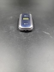 Vintage LG AX155 – Blue and Gray ( Alltel ) Rare Cellular CDMA Flip Phone