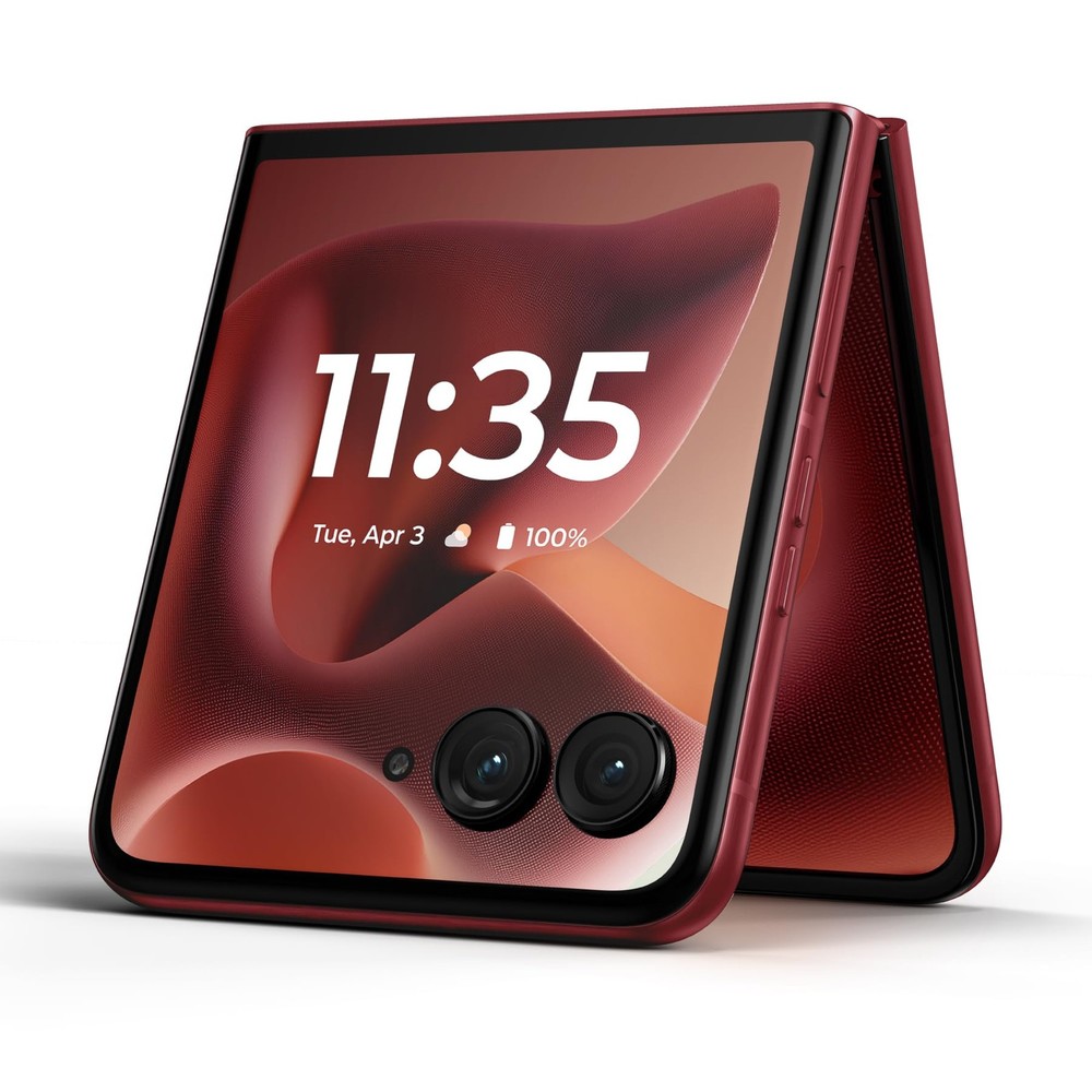Motorola Razr Ultra 2025 XT2551-1 512GB AT&T Network PANTONE Rio Red