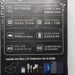 Maxwest Nitro 5P 8GB 5″ 4G GSM Unlocked, Black