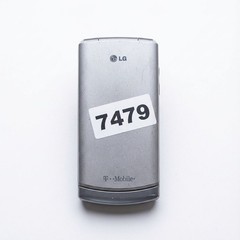 LG Flip Phone T-Mobile Silver Clamshell Basic Feature Cellular Phone Untested