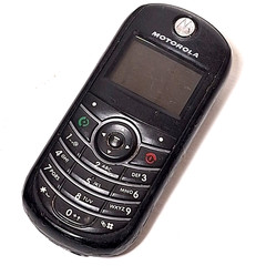 Motorola C Series C139 Black Cellular Telephone Cellphone NO BACK Untested Parts