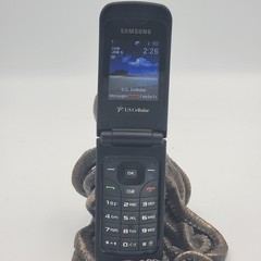 Samsung Chrono SCH-R260 (U.S. Cellular) – 51MB – CDMA – Blue Cellular Flip Phone