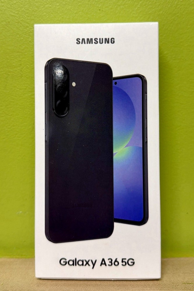 Brand New Sealed Samsung Galaxy A36 5G (Verizon) 128GB Awesome Black