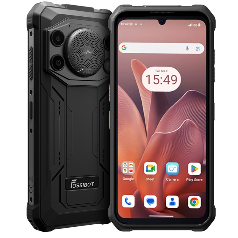 Unlocked FOSSiBOT F110 PRO 5G Rugged Phone Android 15 Bid Speaker Waterproof GPS