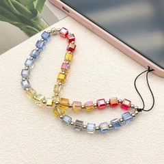 Beaded Camera Wrist Strap Cute Digital Camera Charm Lanyard Phone Chain Keychain